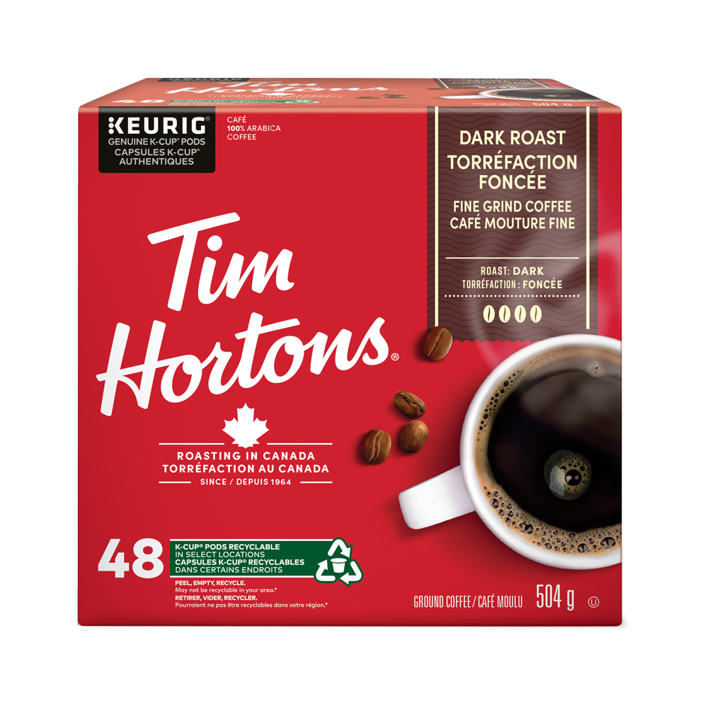 TH_CDN_Keurig_48ct_DkRoast_BIL_F_2022-01 Dark Roast Coffee K-Cups - 48 Count - Image 1