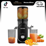 Cold Press Juicer with 5.3" Large Feed Opening Slow Masticating Extractor