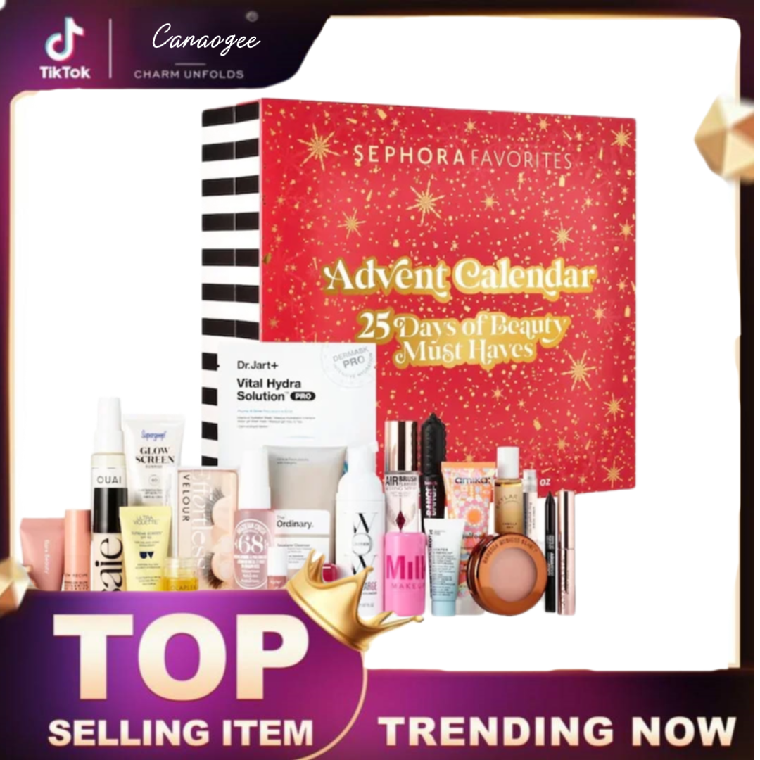 3f17547a616c56e5f22b15bbb43cbd43 Sephora 2025 Christmas Countdown 25Days Makeup Advent Calendar – Limited Edition Beautiful Holiday - Image 1